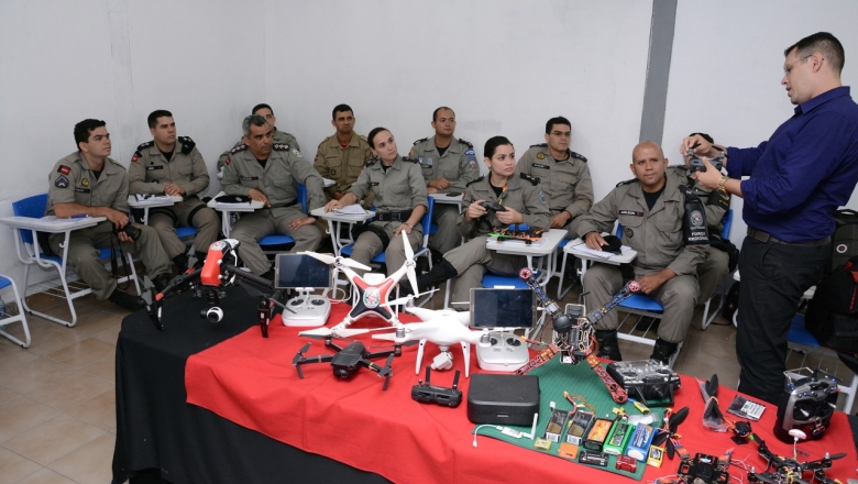 Polícia Militar realiza primeiro curso de operador de drone para operações de segurança pública