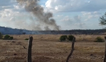 Incêndio em mata preocupa comunidades rurais do setor de Cajazeiras