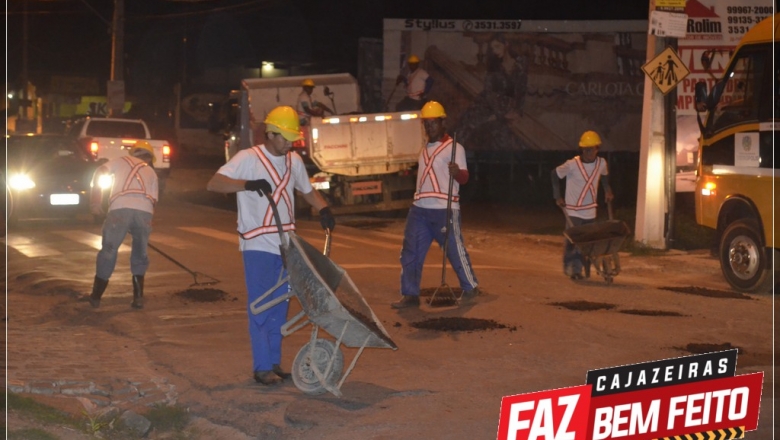Prefeitura inicia Operação Tapa Buracos em ruas e avenidas de Cajazeiras