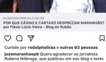 Nas Redes Sociais: senador Maranhão elogia artigo de jornalista e diz que mantém pré-candidatura ao governo: "A minha candidatura tem força"