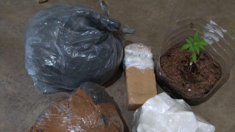 Padrasto e enteado são presos com mais de 4 kg de drogas em Patos