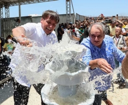 Bolsonaro inaugura obra no Pajeú: "Nordestino quando chega água parece que ganhou na Mega-Sena”