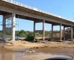 DER restaura ponte no Rio Piranhas no Alto Sertão da Paraíba