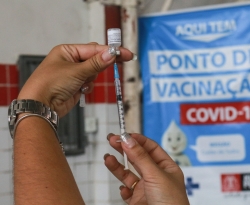 SES informa que 74,03% da população da PB já atingiu o esquema vacinal contra a Covid-19