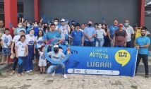 Prefeito Ceninha Lucena participa de caminhada para conscientização sobre autismo, em Bonito de Santa Fé
