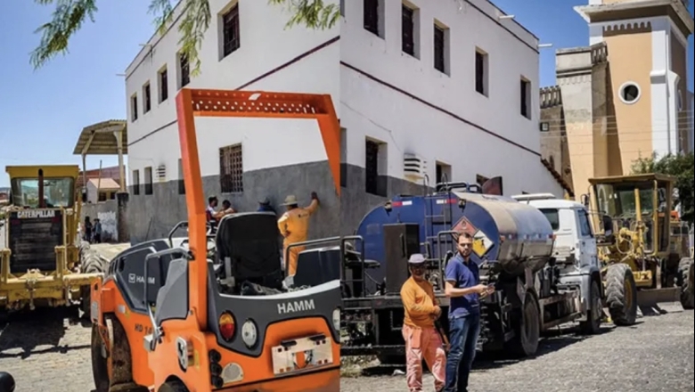 Máquinas chegam e segunda etapa do asfaltamento de São José de Piranhas vai começar; prefeito Bal Lins destaca investimento de mais de R$ 3 milhões  