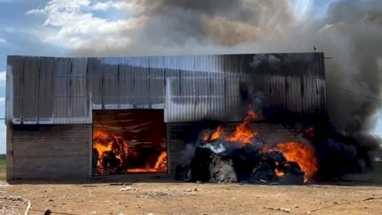 Indústria têxtil é destruída por incêndio em Sousa; ninguém ficou ferido