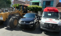 Prefeito de São José de Piranhas faz entrega de patrol, trator, ambulância do Samu, caminhonete e equipamentos