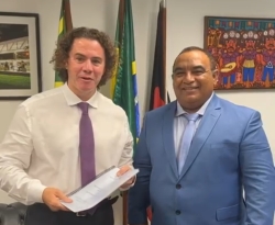 Em Brasília, prefeito Marcos Eron se reúne com Veneziano e mostra viabilidade para instalação do IFPB em Monte Horebe