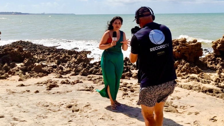 Record Internacional chega ao Estado para gravar programas sobre atrativos turísticos da Paraíba 