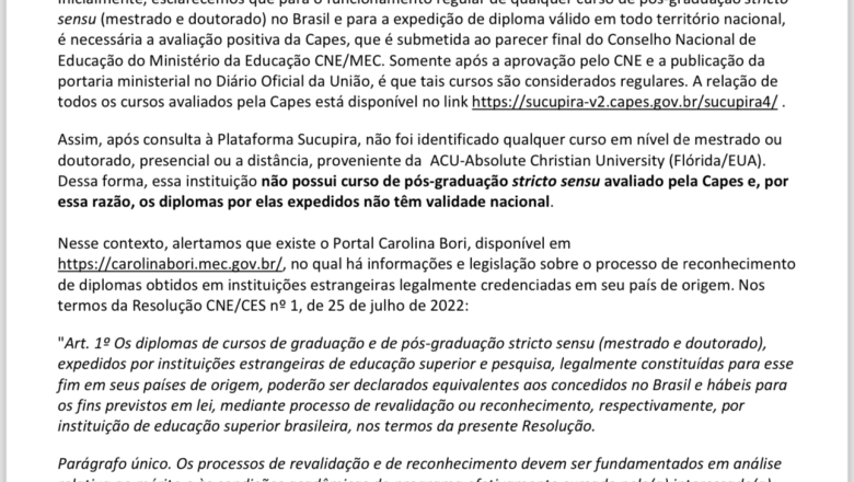 Ministério da Educação diz que diploma da pré-candidata Corrinha Delfino não tem validade; veja consulta 