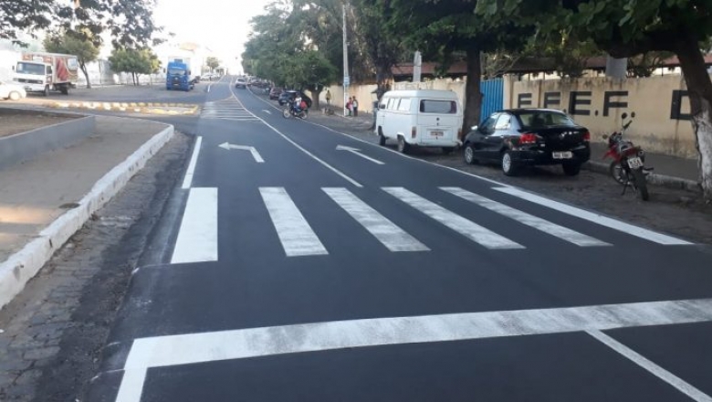 Concluída Sinalização das Ruas Padre Manoel Mariano e Praça João Pessoa