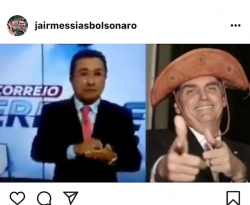 Jair Bolsonaro usa imagens de Samuka em seu Instagram e diz: "Não vou abandonar o Nordeste"