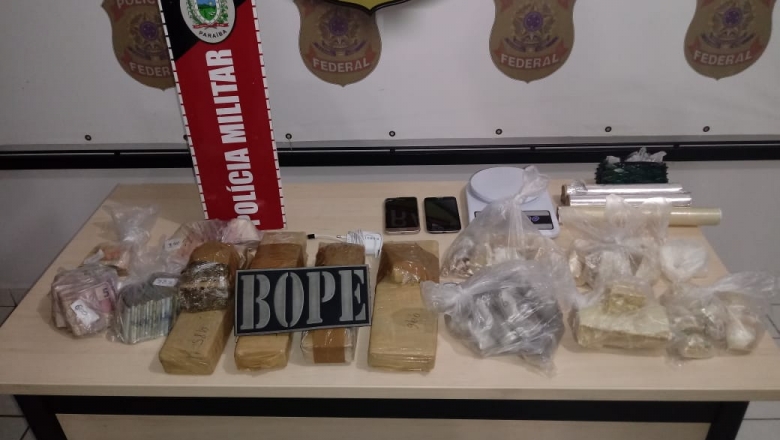 Polícia apreende mais de seis quilos de drogas em Patos