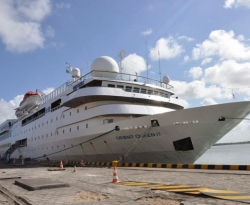 Porto de Cabedelo deve receber 13 mil turistas até agosto de 2019