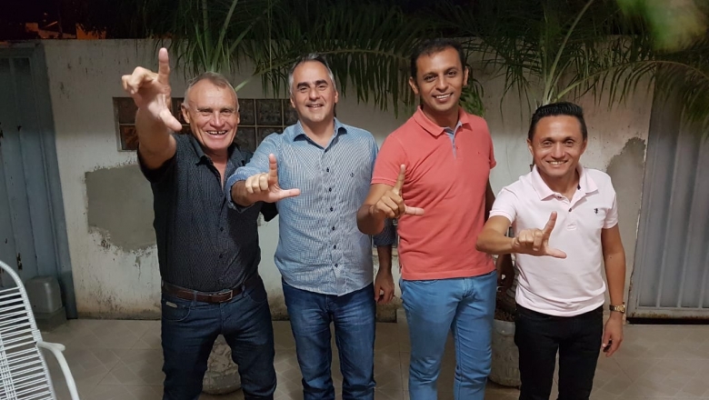 Vereadores de Cajazeiras, Delsinho, Neguinho do Mondrian e Jucinério Félix fecham apoio a Lucélio para o Governo