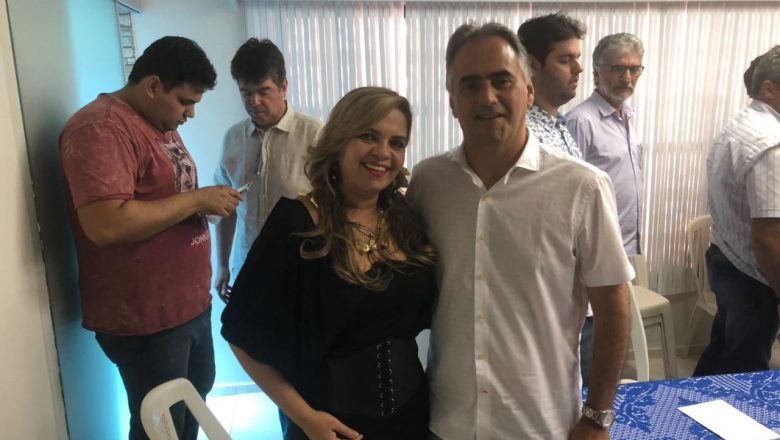 Em São José de Piranhas, Raíssa confirma Cleide Pena Forte e Domingos Neto no palanque de Lucélio