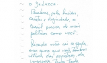 Carta: ex-presidente Lula afirma que Ricardo é ‘vítima de mentiras e da imprensa’