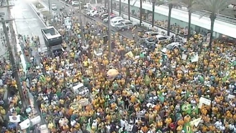 Atos em apoio ao governo Bolsonaro ocorrem em cidades da Paraíba