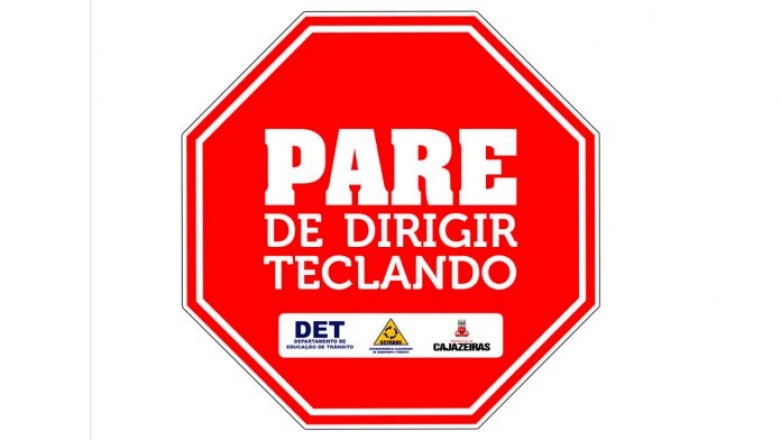Sctrans lançará campanha de conscientização no trânsito: “PARE DE DIRIGIR TECLANDO”