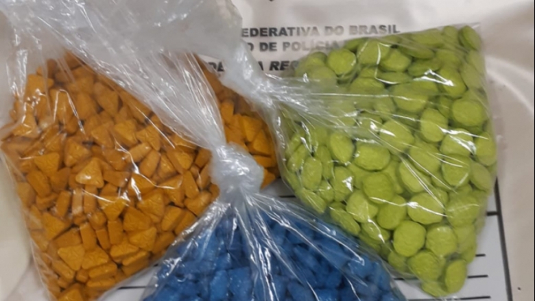 Homem é preso quando recebia mil comprimidos de ecstasy por Sedex