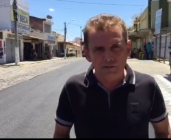 São José de Piranhas: prefeito grava vídeo para mostrar obras e confirma antecipação dos salários dos servidores