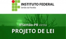 Comissão aprova Universidade Rural da Paraíba e Instituto Federal do Sertão