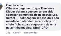 Ex-secretários são hostilizados nas redes sociais por votos pela reprovação das contas de Léo e Rafael na Câmara de Cajazeiras