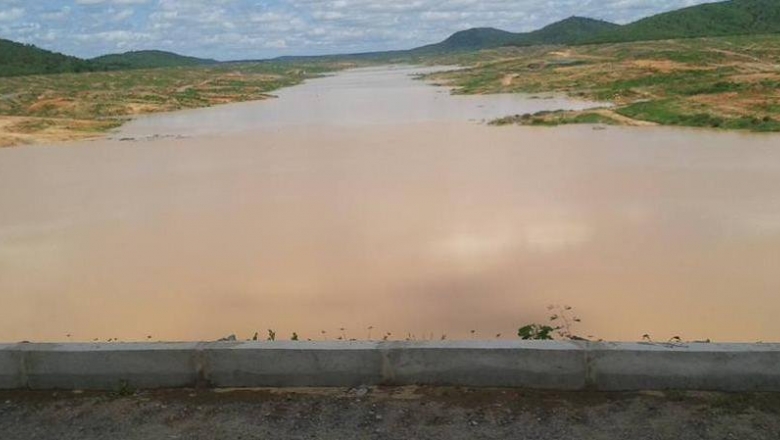 Barragem de Boa Vista em São José de Piranhas já acumula 20 milhões de metros cúbicos de água