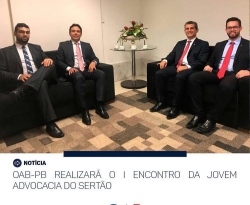 Cajazeiras sediará o I Encontro da Jovem Advocacia do Sertão.