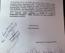 Após 15 anos, Veneziano anuncia desfiliação do MDB e declara estar pronto para disputar senado