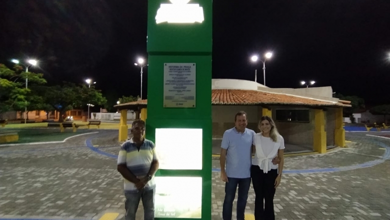 Prefeitura de Sousa inaugura serviço de revitalização de praça no Acampamento Federal de São Gonçalo