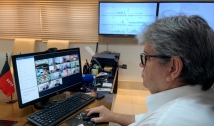 Em videoconferência com o ministro da Saúde, João Azevêdo solicita leitos de UTIs e registro de respiradores fabricados pela UEPB