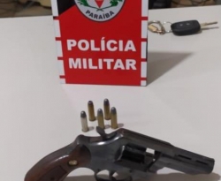 Polícia prende suspeito de porte ilegal de arma no Sertão