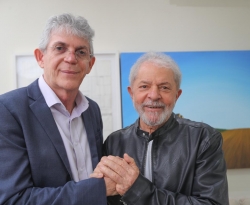 Após vídeo de apoio, Ricardo Coutinho anuncia live com o ex-presidente Lula