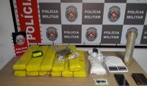 Polícia apreende mais de 16 kg de drogas em ação de combate ao tráfico na PB