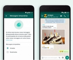 WhatsApp lança função de mensagens temporárias que desaparecem em sete dias