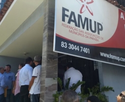 Famup se preocupa com decisão de sequestro de recursos de municípios e apela por um novo entendimento do TJPB