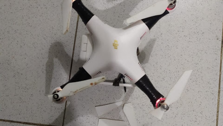 Drone que iria jogar droga e celular para dentro do presídio de Cajazeiras é interceptado e apreendido