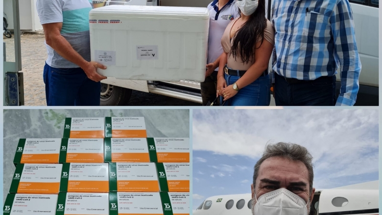 Regional de Cajazeiras de Cajazeiras recebe novos lotes com quase 4 mil doses de vacina contra a Covid-19