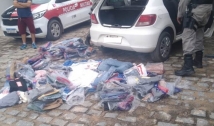 Polícia desarticula trio suspeito de arrombar e furtar estabelecimento comercial no Sertão