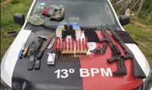 Vale do Piancó: PM prende suspeito de integrar grupo criminoso, apreende três armas de fogo e mais de 200 munições