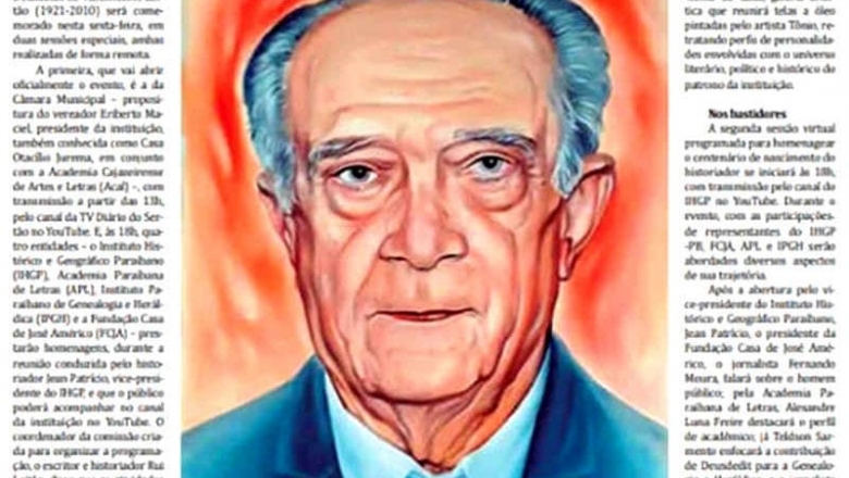 Câmara de Cajazeiras homenageia centenário de Deusdedit Vasconcelos Leitão e presidente destaca legado do historiador