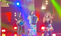 Sanfoneira de Cajazeiras grava live ao lado de Lucy Alves, Solange Almeida e Elba Ramalho