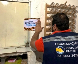 Força Tarefa interdita dois estabelecimentos por descumprimento de medidas sanitárias, em Patos