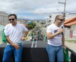 Juiz aposentado e ex-candidato a prefeito, defende voto impresso durante manifestação em Patos