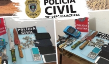 Operação Integrada apreende drogas e prende três suspeitos de tráfico e furto de gado na região de Cajazeiras