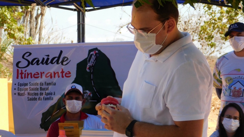 Saúde itinerante atende moradores em comunidades rurais de Bernardino Batista