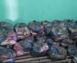 Prefeitura de Bernardino Batista entrega cerca de 400 cestas básicas às famílias carentes 