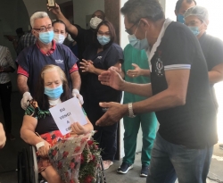 Paciente tem alta do Hospital de Patos após 41 dias de tratamento para superar a Covid-19